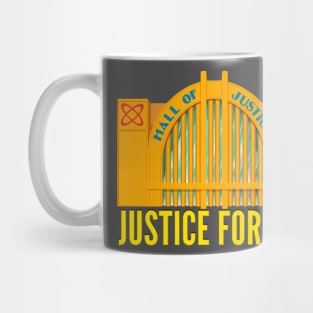 Hall of Justice Toy Superpowers Mug